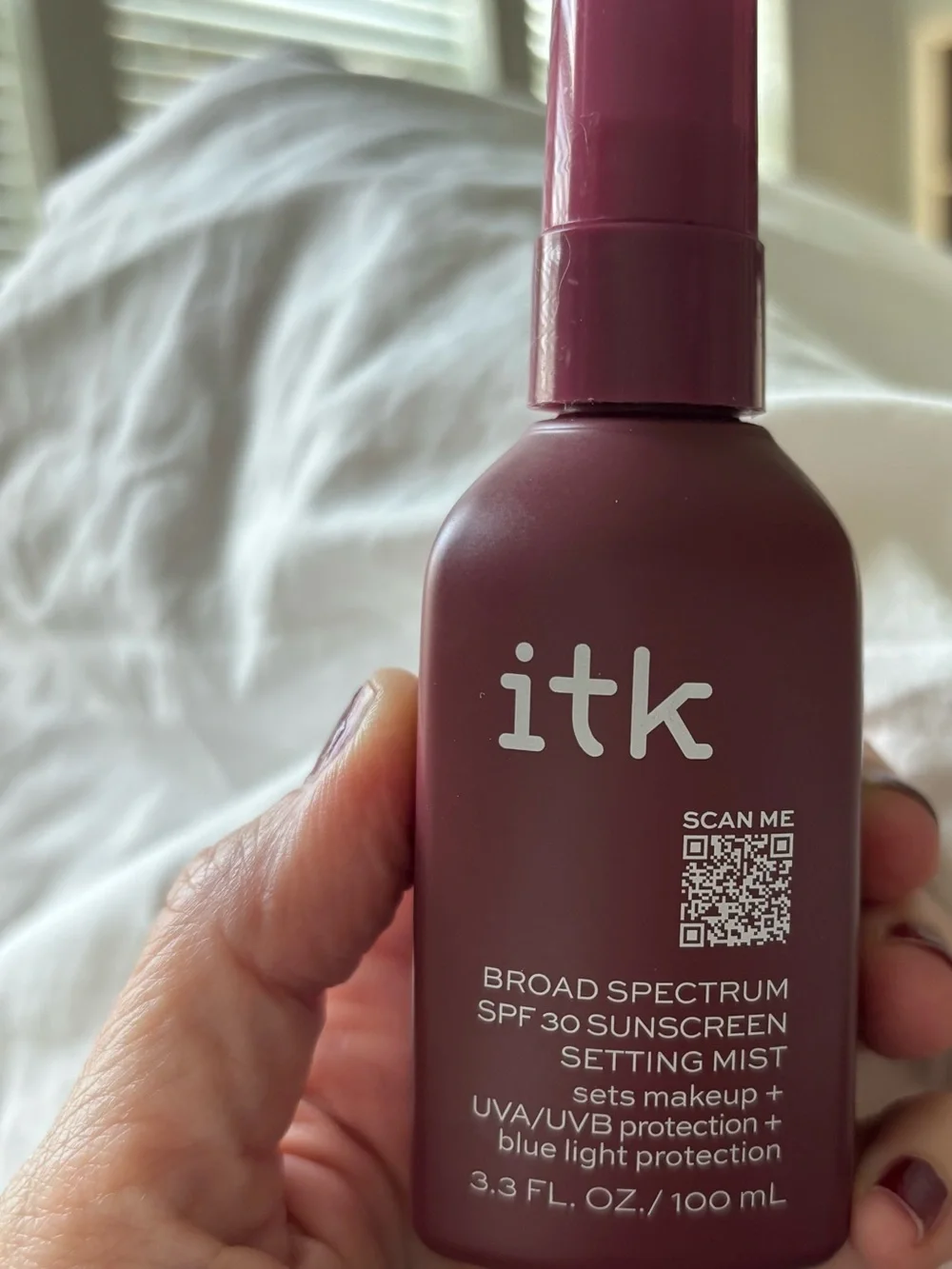 Itk Broad Spectrum SPF 30 Sunscreen Setting Mist — nwot